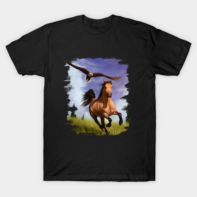 Running free T-Shirt by Brooklyn Smith Art 